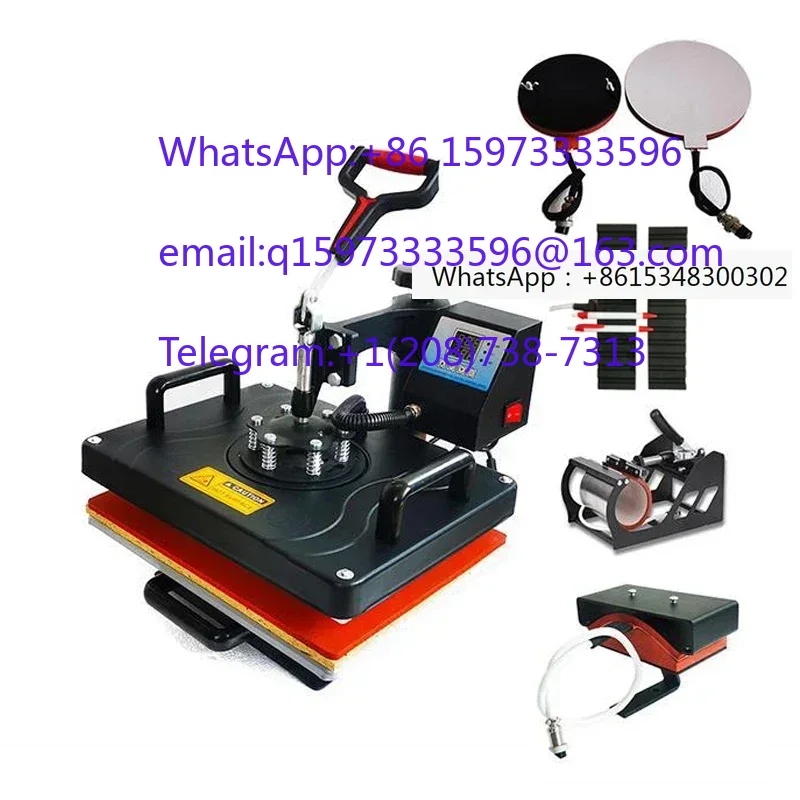 Combined 6 In 1 Heating Press  - Commercial Printing Press Machine review and price