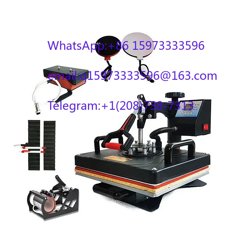 Combined 6 In 1 Heating Press  - Commercial Printing Press Machine review and price