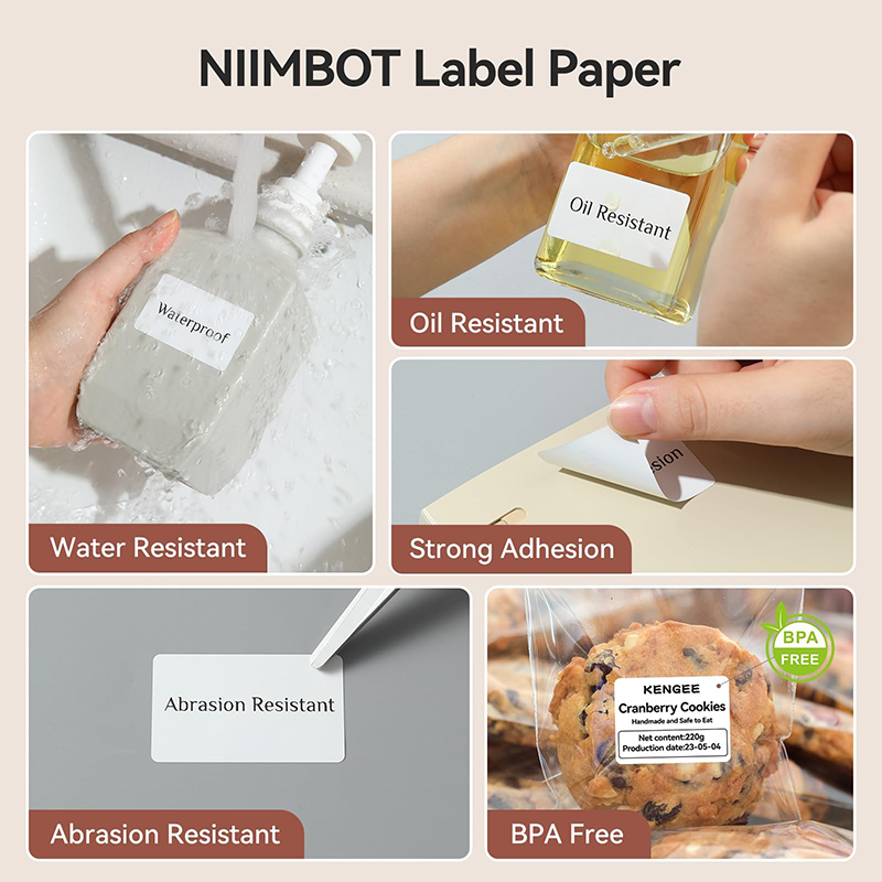 Niimbot 1/3/10 Rolls White The - Commercial Printing Types review and price